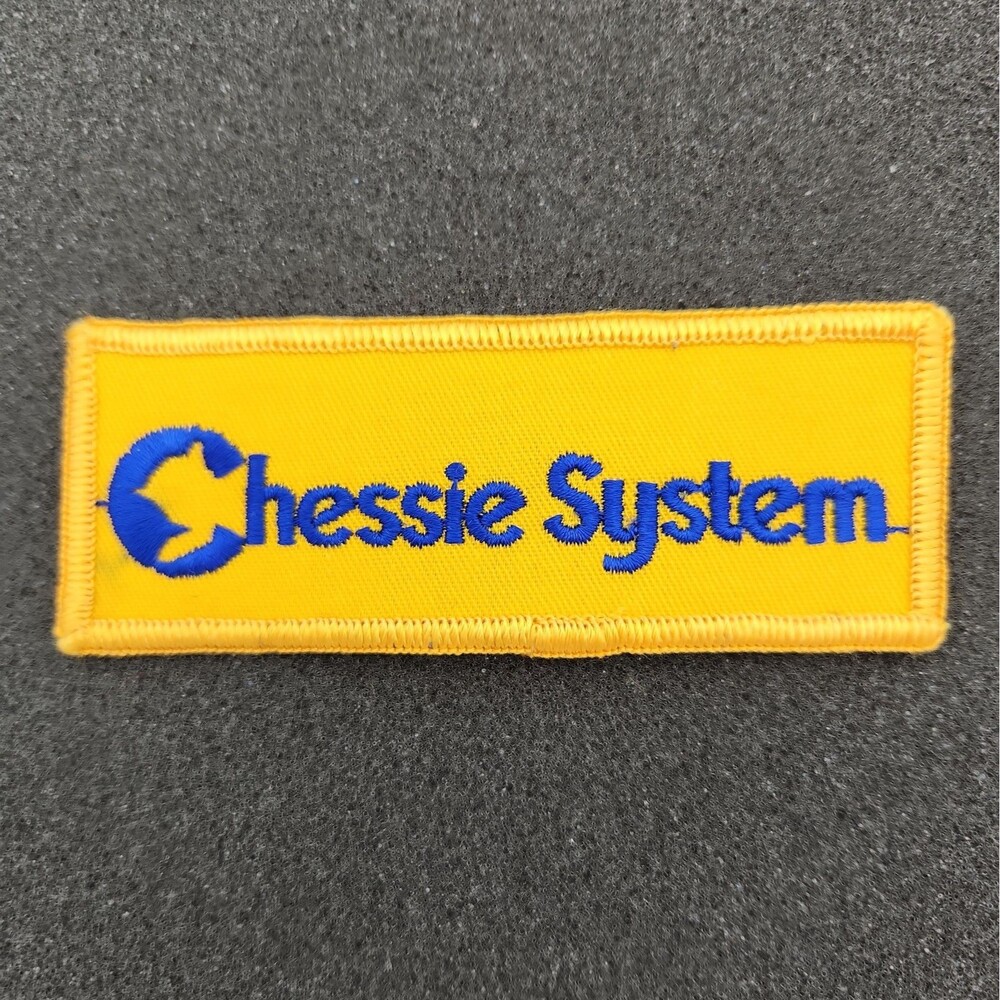 Patch Chessie System Railroad Embroidered 4.25" X 1.5" Sew On Iron 1970's VTG - Picture 1 of 2